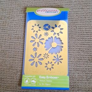 Ellison easy emboss textured daisies #22127